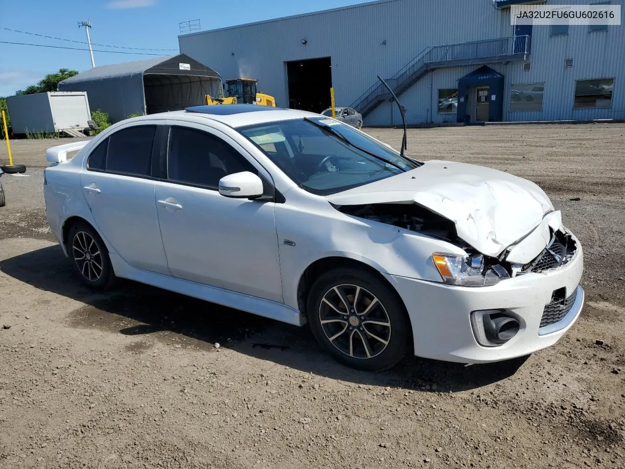 2016 Mitsubishi Lancer Es VIN: JA32U2FU6GU602616 Lot: 60379434