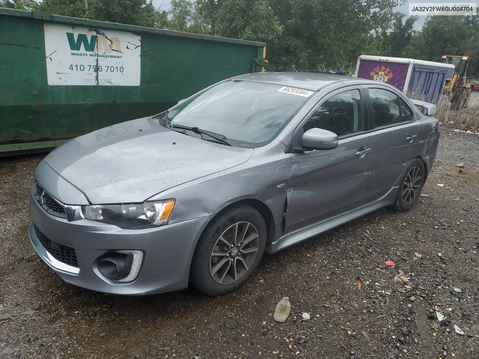 2016 Mitsubishi Lancer Es VIN: JA32V2FW6GU004704 Lot: 66203384