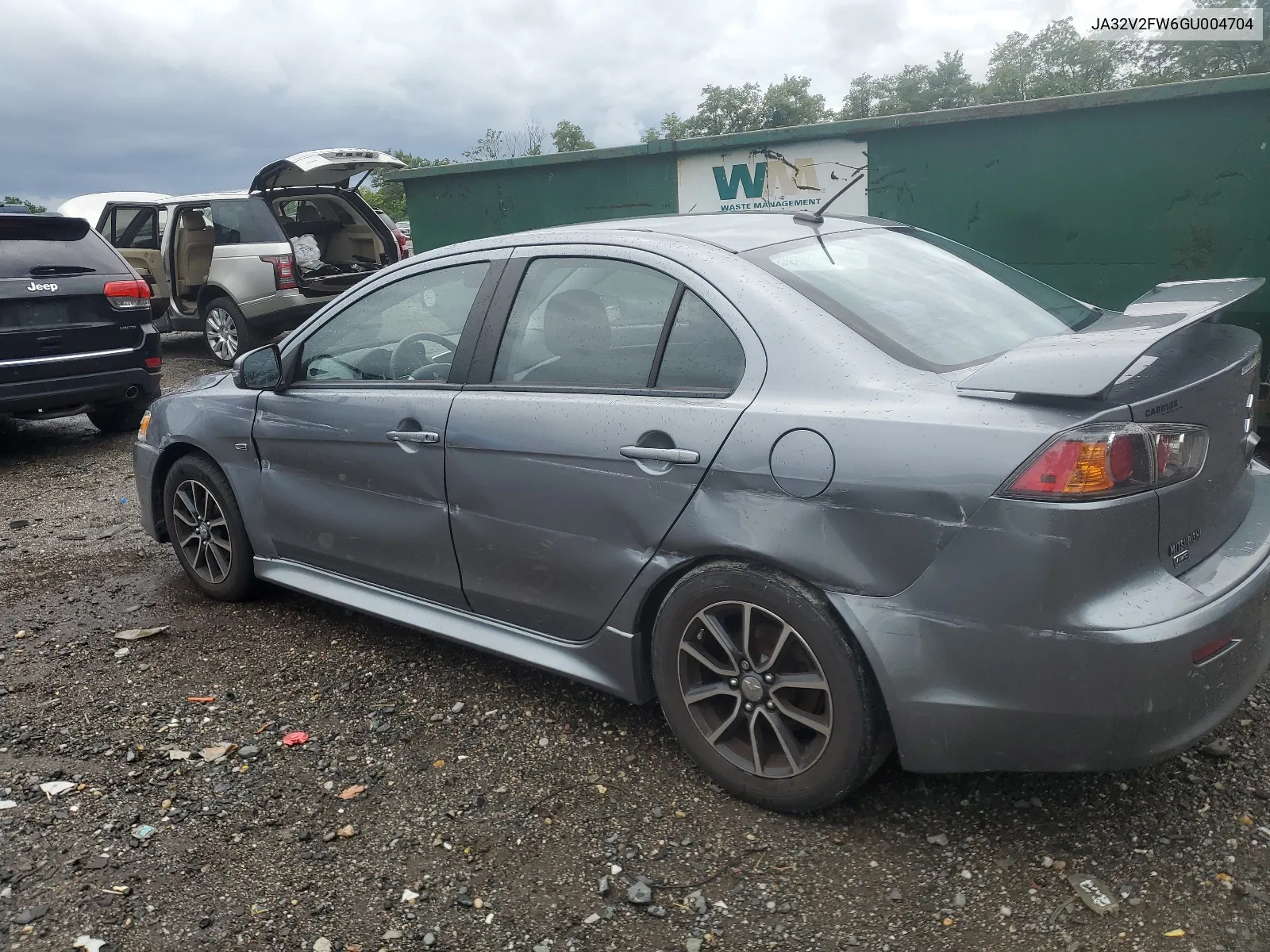 2016 Mitsubishi Lancer Es VIN: JA32V2FW6GU004704 Lot: 66203384