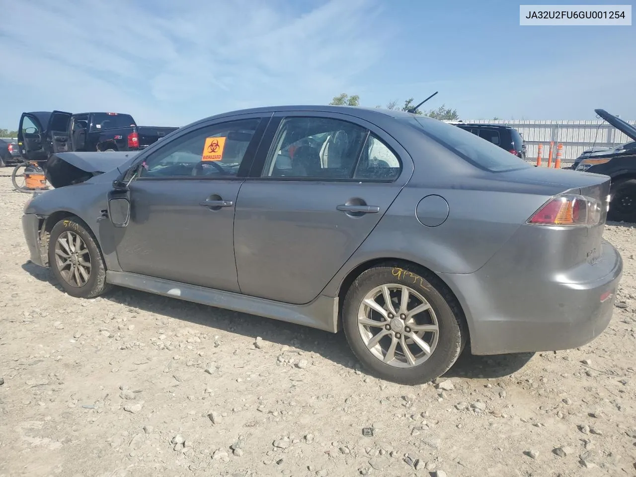 2016 Mitsubishi Lancer Es VIN: JA32U2FU6GU001254 Lot: 68509104