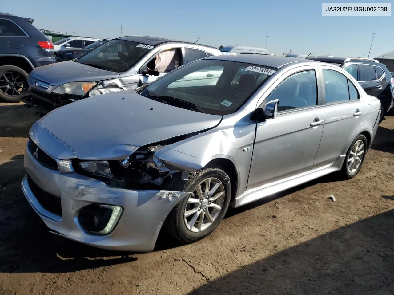 JA32U2FU3GU002538 2016 Mitsubishi Lancer Es