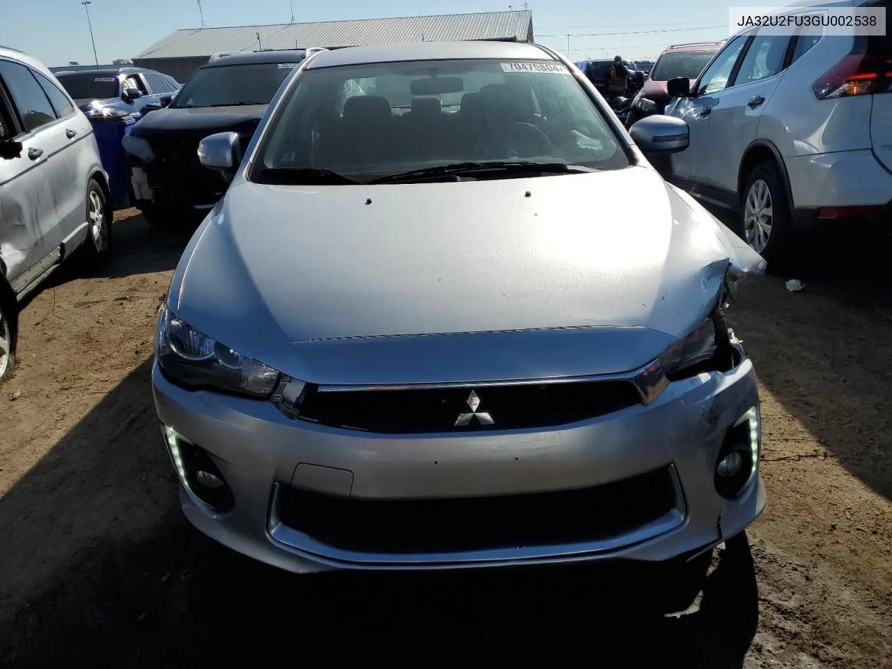 2016 Mitsubishi Lancer Es VIN: JA32U2FU3GU002538 Lot: 70475804