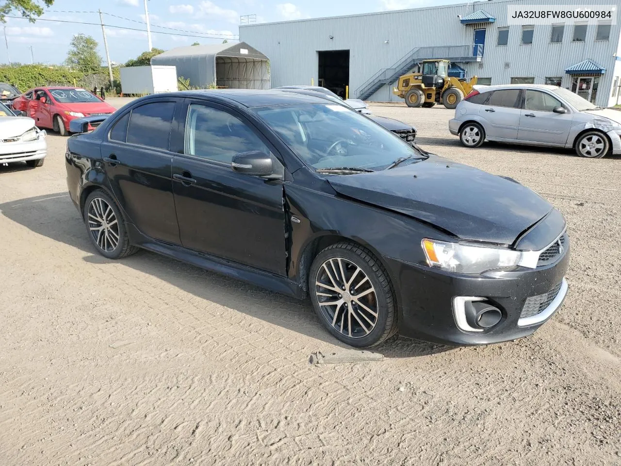 2016 Mitsubishi Lancer Gt VIN: JA32U8FW8GU600984 Lot: 71056634