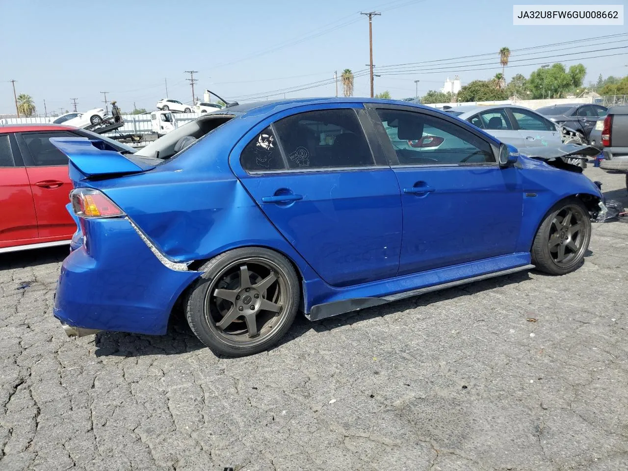 2016 Mitsubishi Lancer Gt VIN: JA32U8FW6GU008662 Lot: 73247264