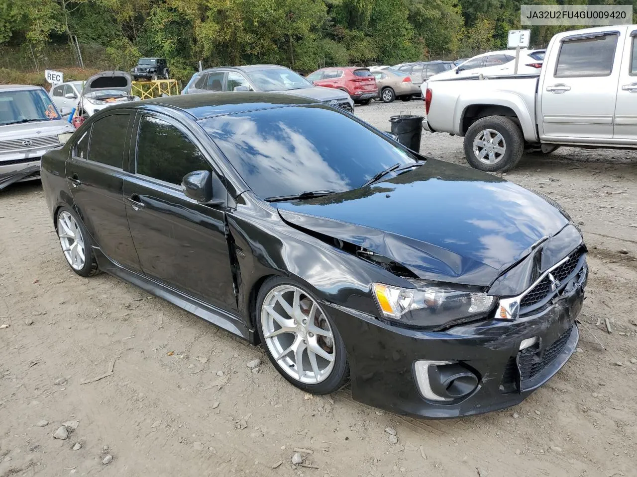 2016 Mitsubishi Lancer Es VIN: JA32U2FU4GU009420 Lot: 74225654