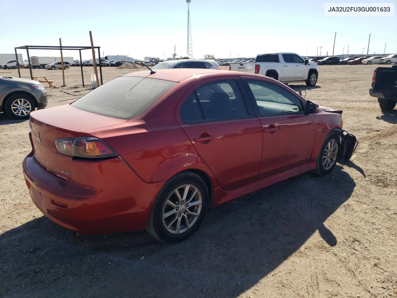 2016 Mitsubishi Lancer Es VIN: JA32U2FU3GU001633 Lot: 74720114