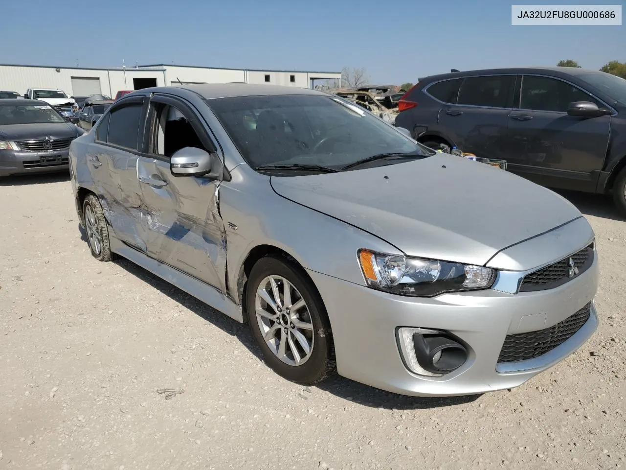 2016 Mitsubishi Lancer Es VIN: JA32U2FU8GU000686 Lot: 75541244