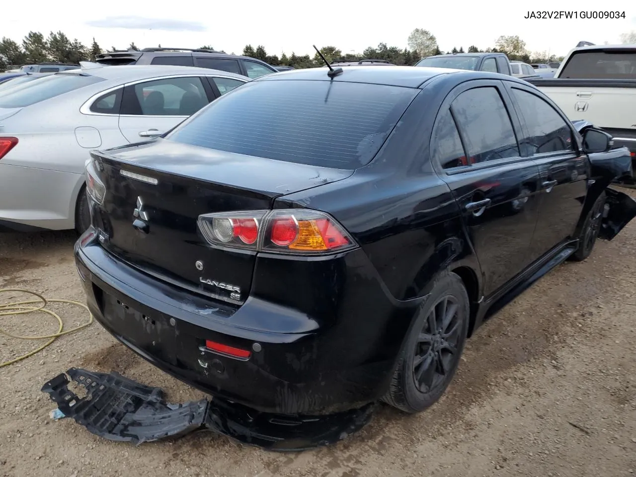 2016 Mitsubishi Lancer Es VIN: JA32V2FW1GU009034 Lot: 75628764