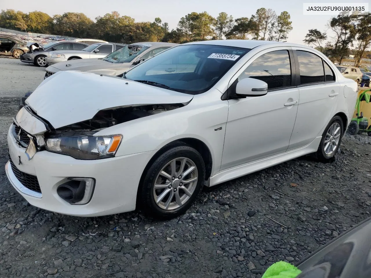 2016 Mitsubishi Lancer Es VIN: JA32U2FU9GU001135 Lot: 77355734