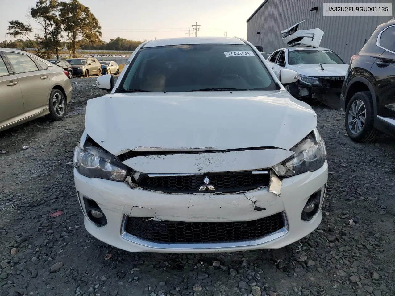 2016 Mitsubishi Lancer Es VIN: JA32U2FU9GU001135 Lot: 77355734