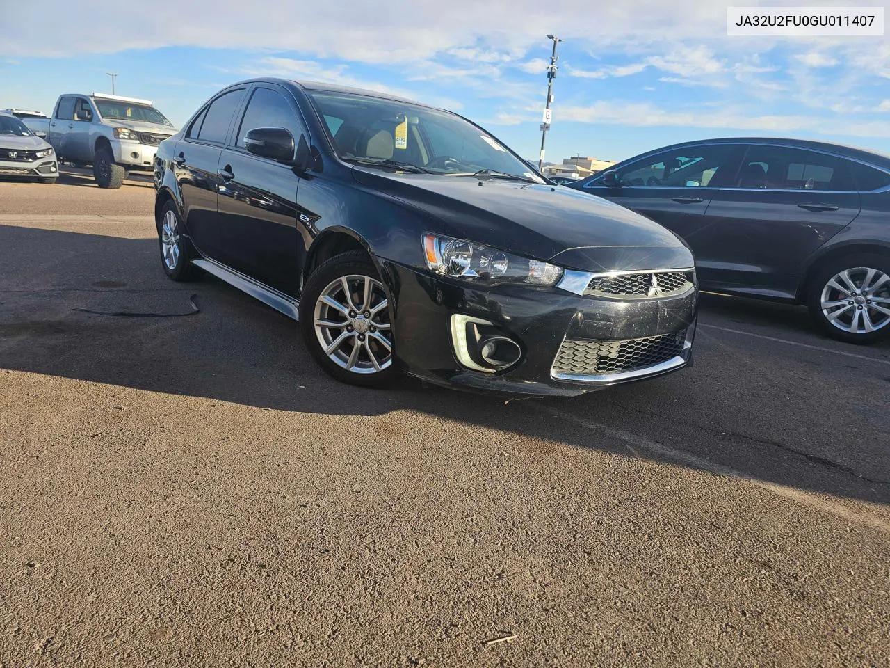 2016 Mitsubishi Lancer Es VIN: JA32U2FU0GU011407 Lot: 80252264