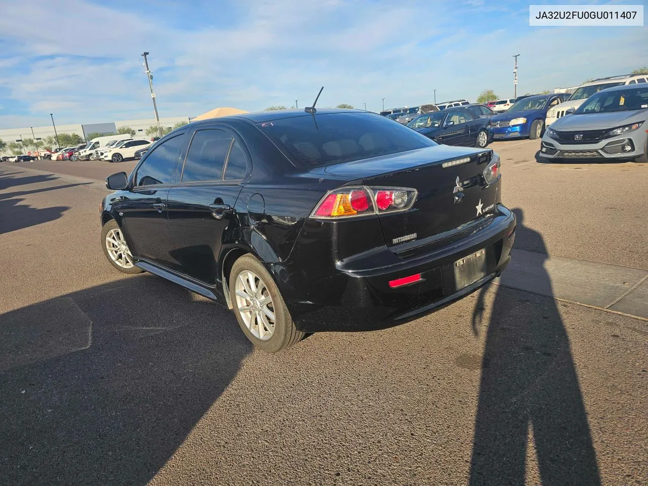 2016 Mitsubishi Lancer Es VIN: JA32U2FU0GU011407 Lot: 80252264