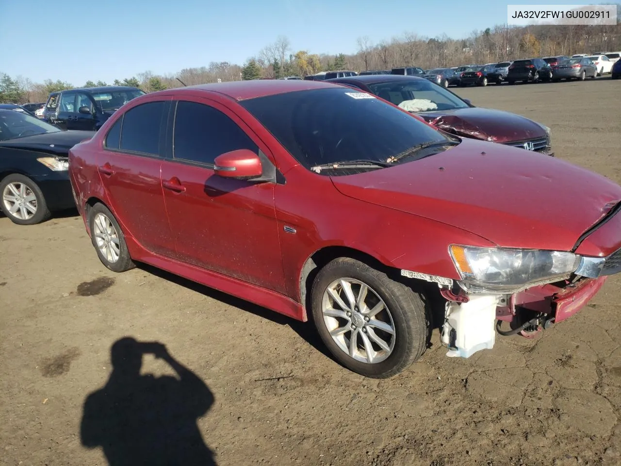 2016 Mitsubishi Lancer Es VIN: JA32V2FW1GU002911 Lot: 81427214