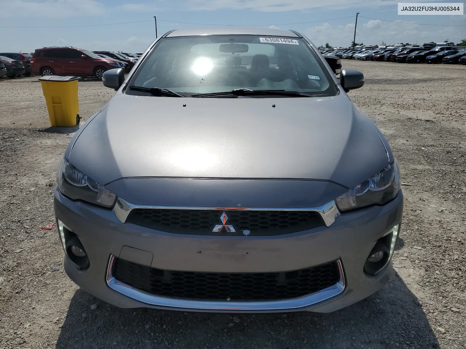 2017 Mitsubishi Lancer Es VIN: JA32U2FU3HU005344 Lot: 63081494