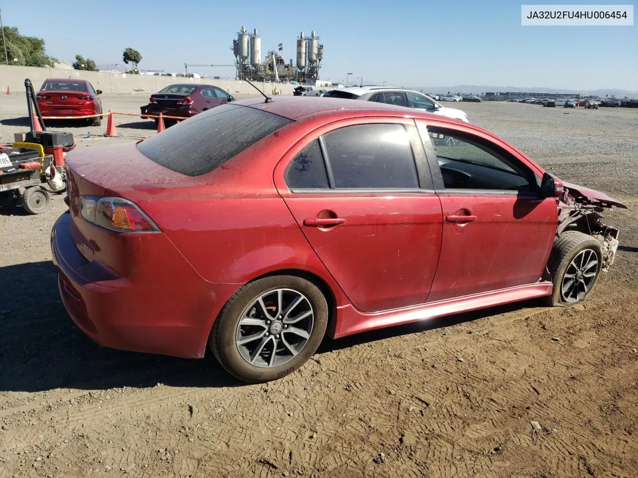 2017 Mitsubishi Lancer Es VIN: JA32U2FU4HU006454 Lot: 66414514