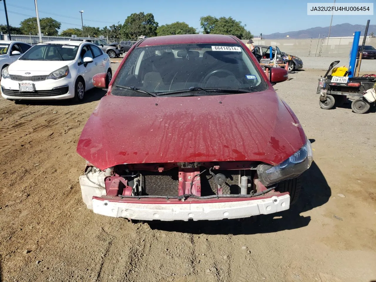 2017 Mitsubishi Lancer Es VIN: JA32U2FU4HU006454 Lot: 66414514