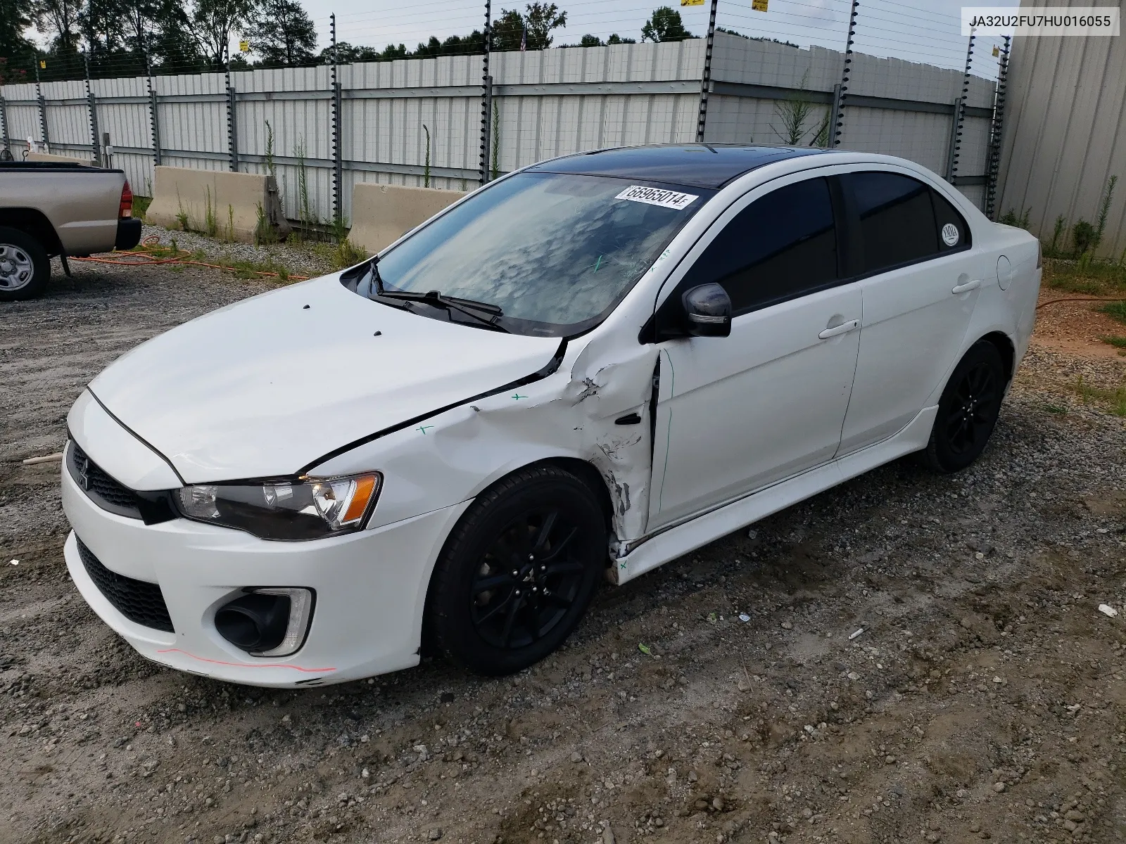 JA32U2FU7HU016055 2017 Mitsubishi Lancer Es