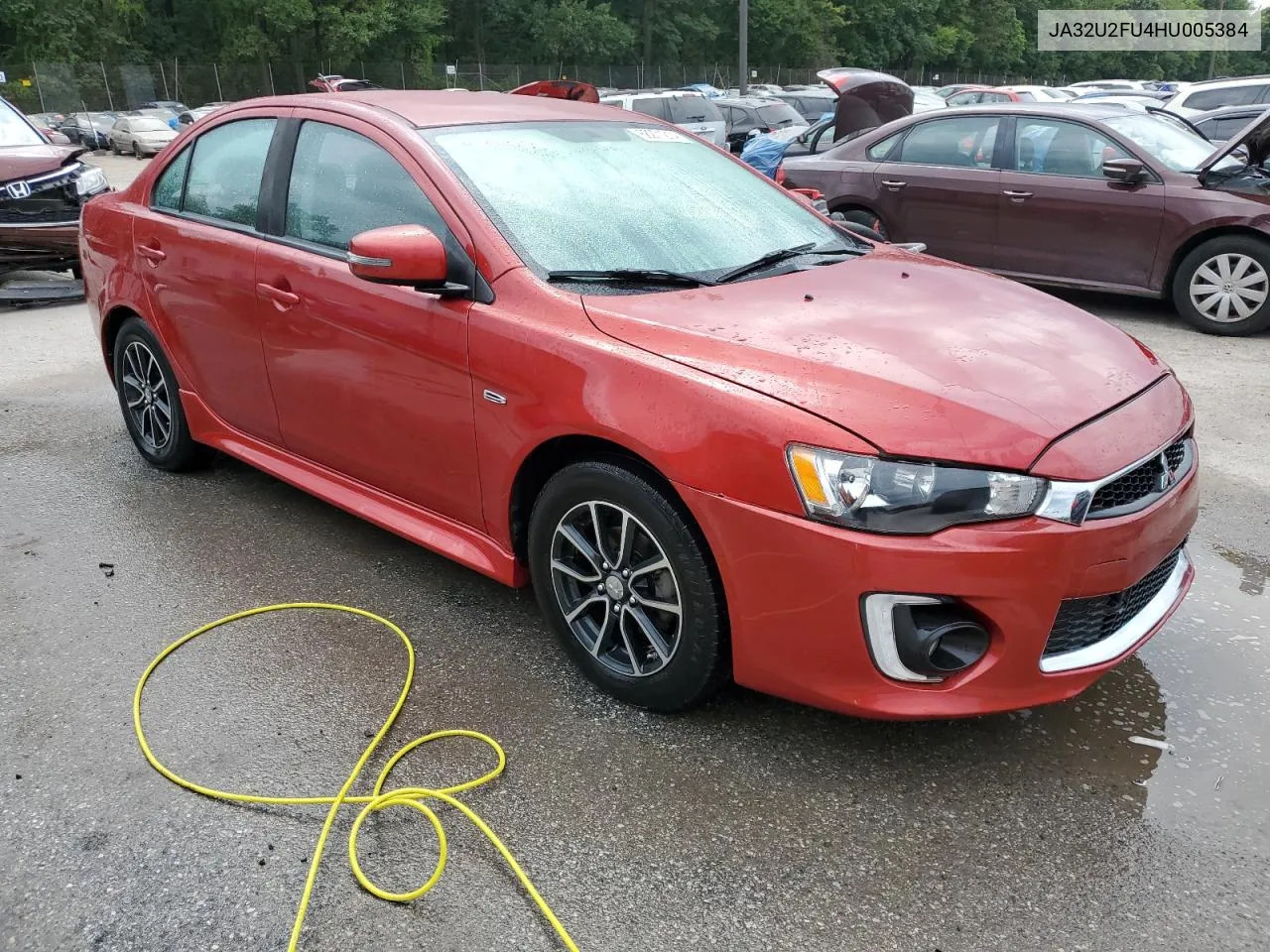 2017 Mitsubishi Lancer Es VIN: JA32U2FU4HU005384 Lot: 68271214