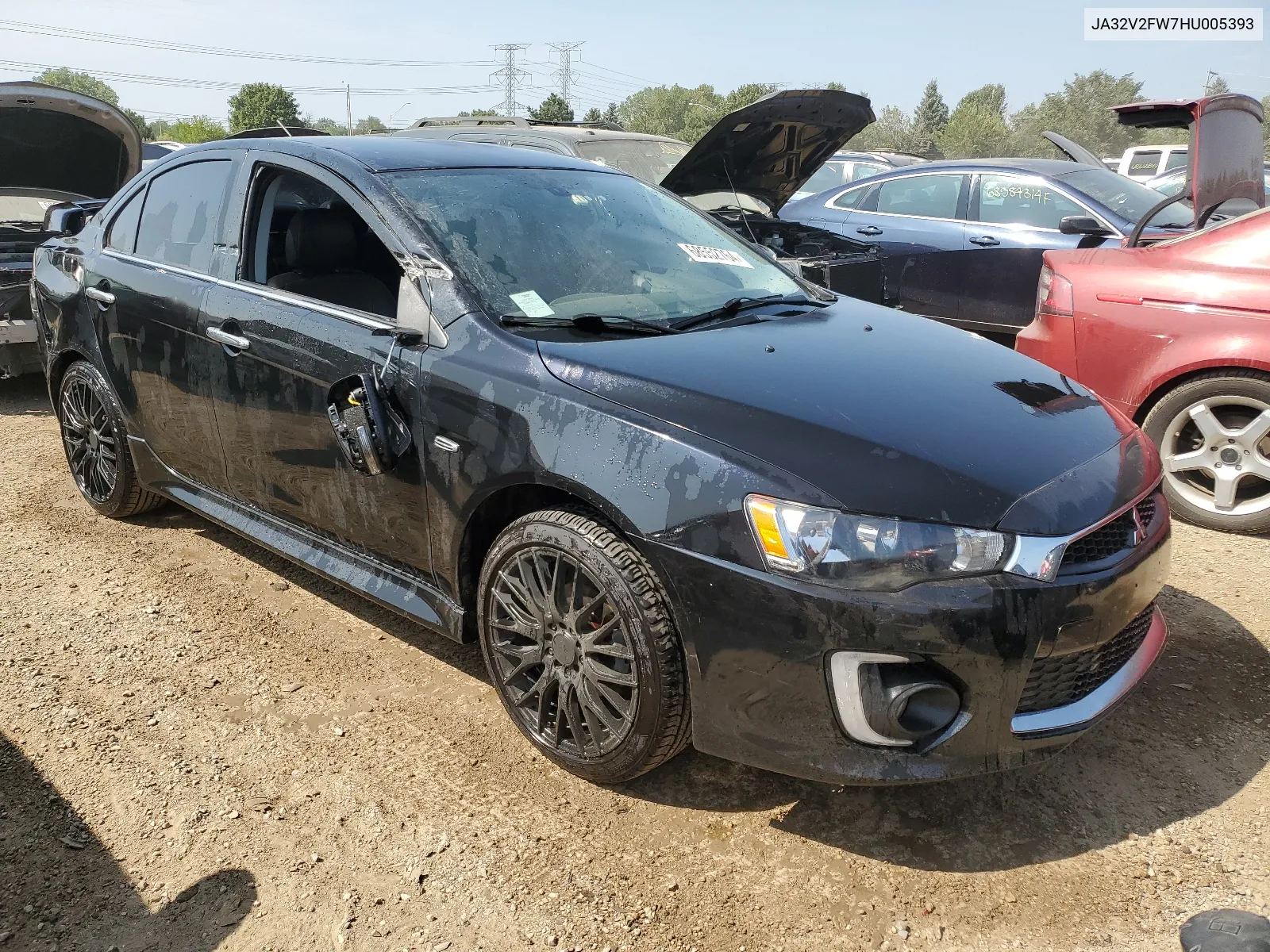 2017 Mitsubishi Lancer Es VIN: JA32V2FW7HU005393 Lot: 68552764