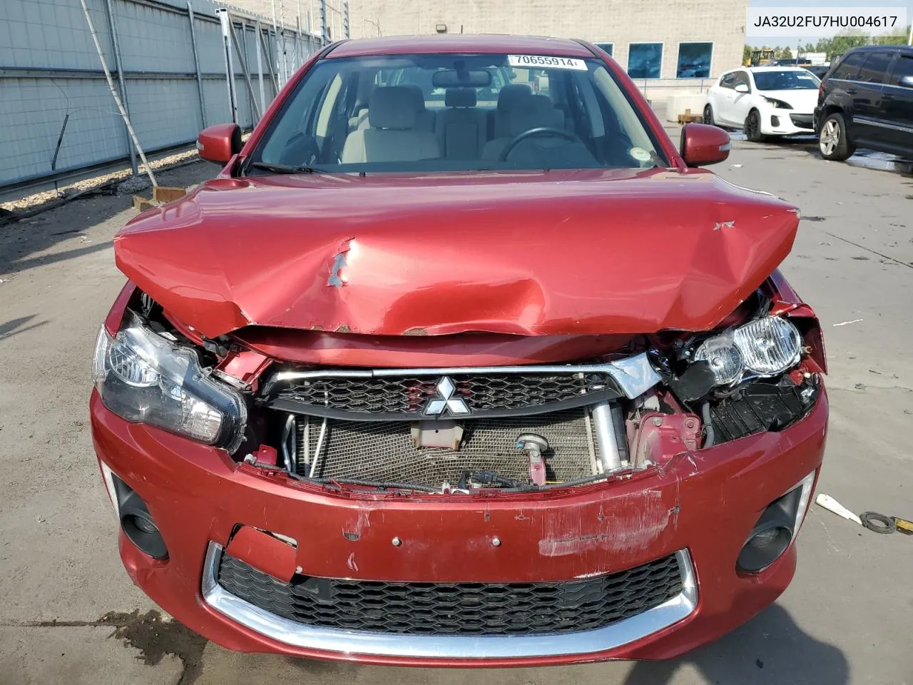 JA32U2FU7HU004617 2017 Mitsubishi Lancer Es