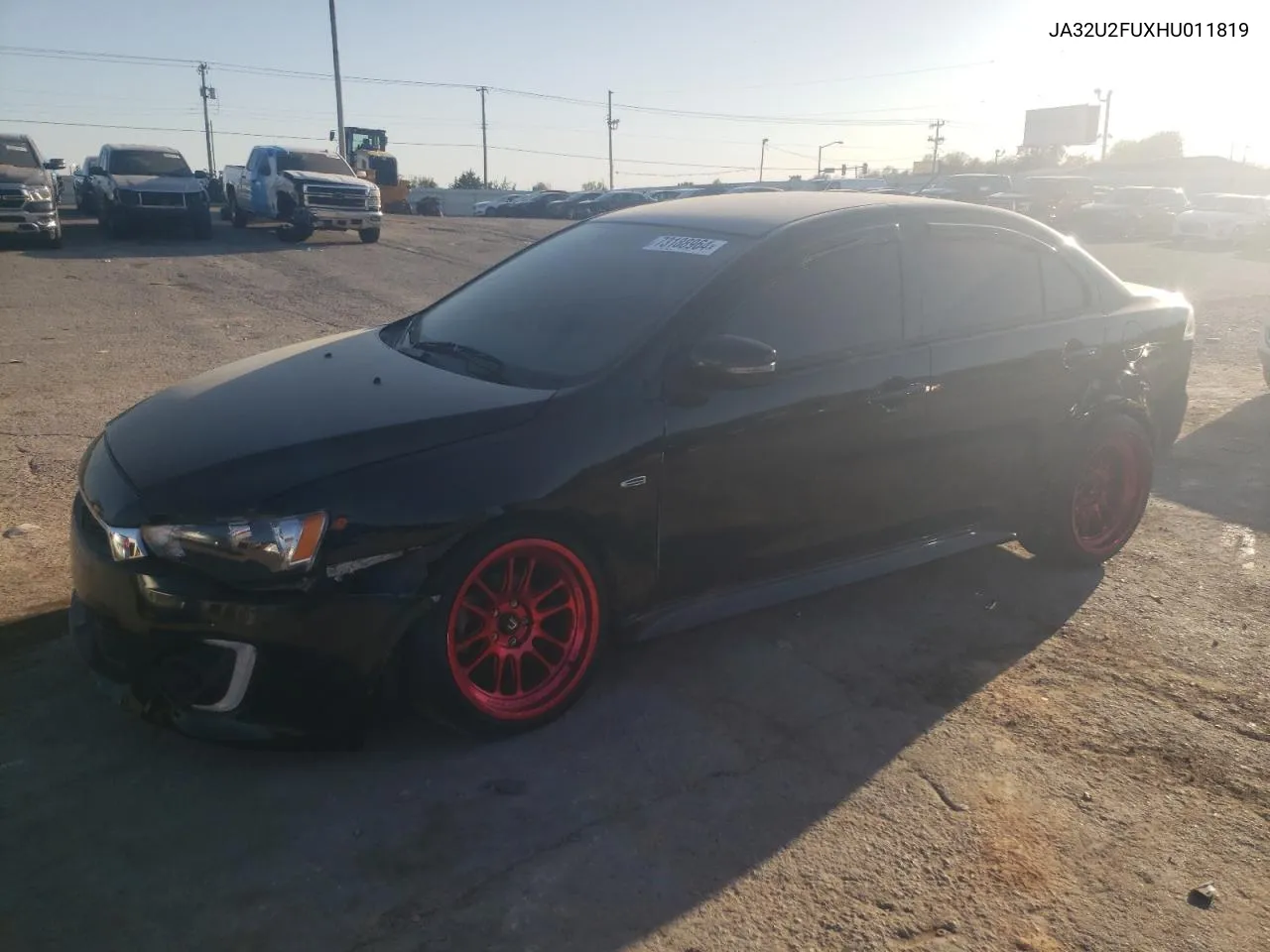 2017 Mitsubishi Lancer Es VIN: JA32U2FUXHU011819 Lot: 73188964