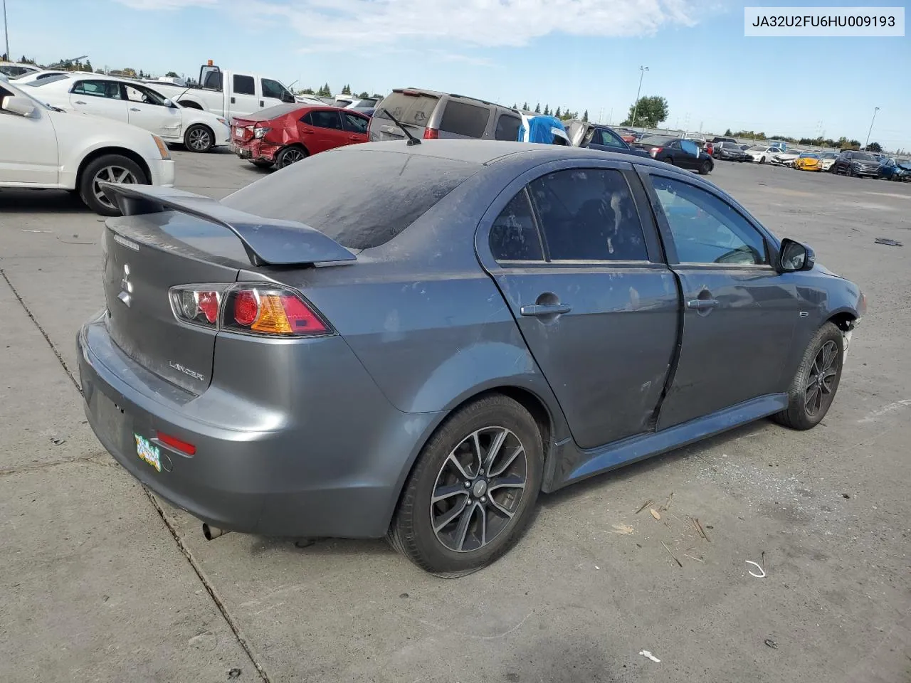 2017 Mitsubishi Lancer Es VIN: JA32U2FU6HU009193 Lot: 74150094