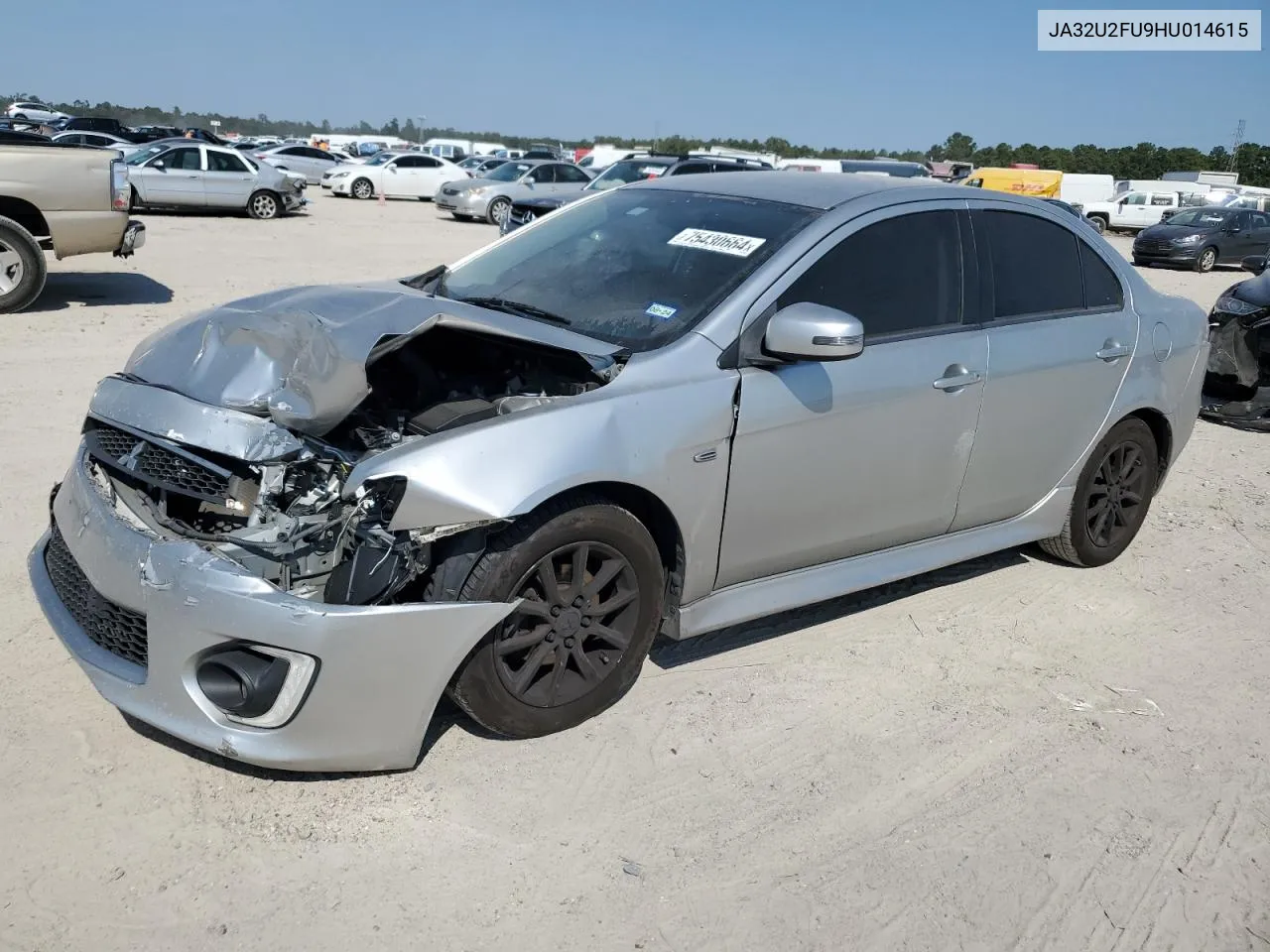 2017 Mitsubishi Lancer Es VIN: JA32U2FU9HU014615 Lot: 75430664