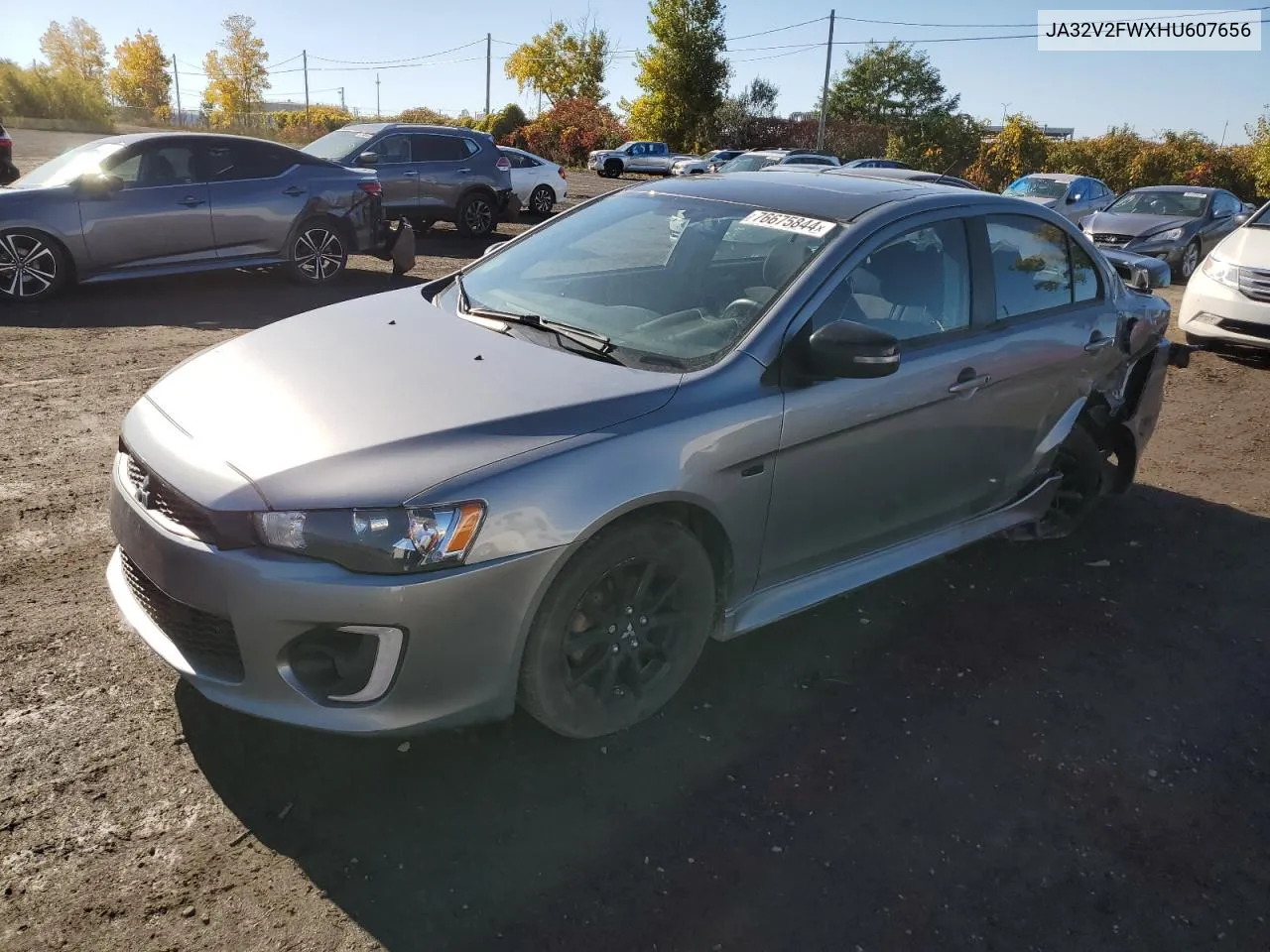 2017 Mitsubishi Lancer Es VIN: JA32V2FWXHU607656 Lot: 76675844