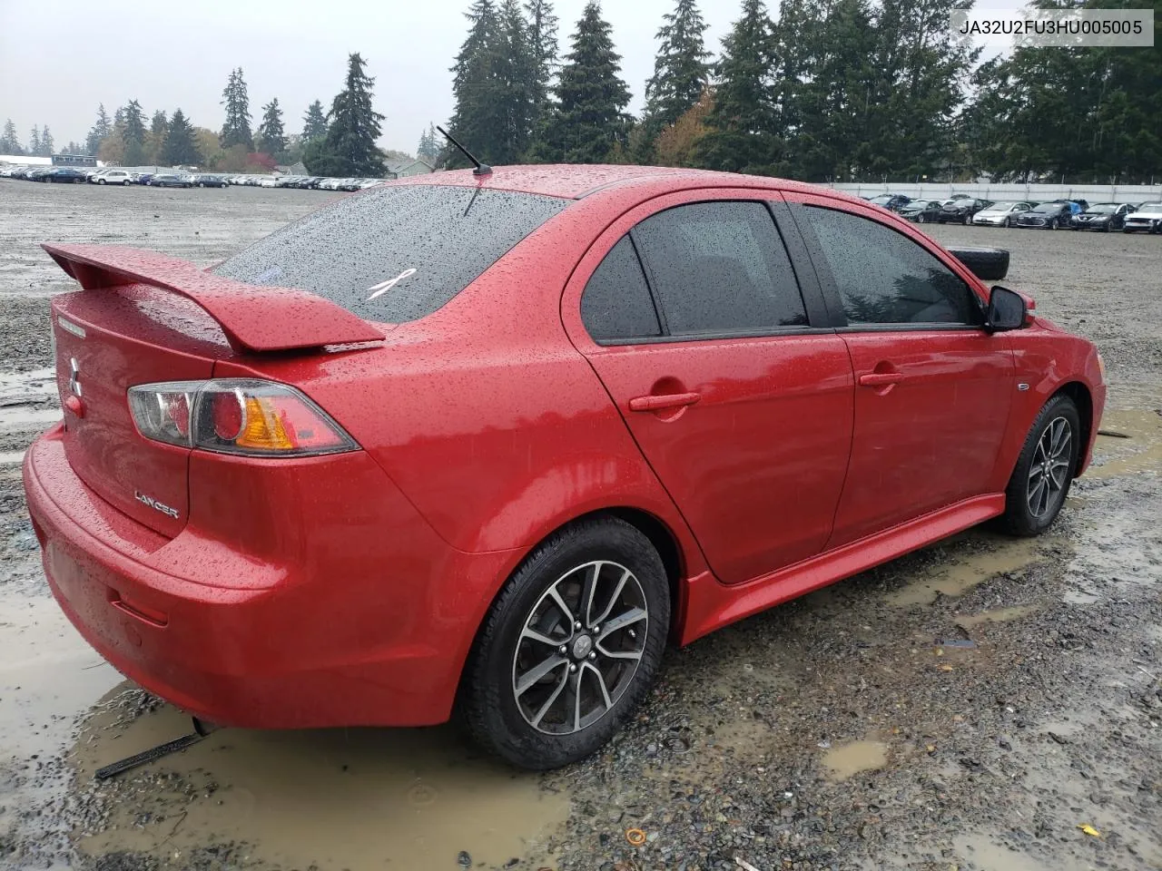 2017 Mitsubishi Lancer Es VIN: JA32U2FU3HU005005 Lot: 78702074