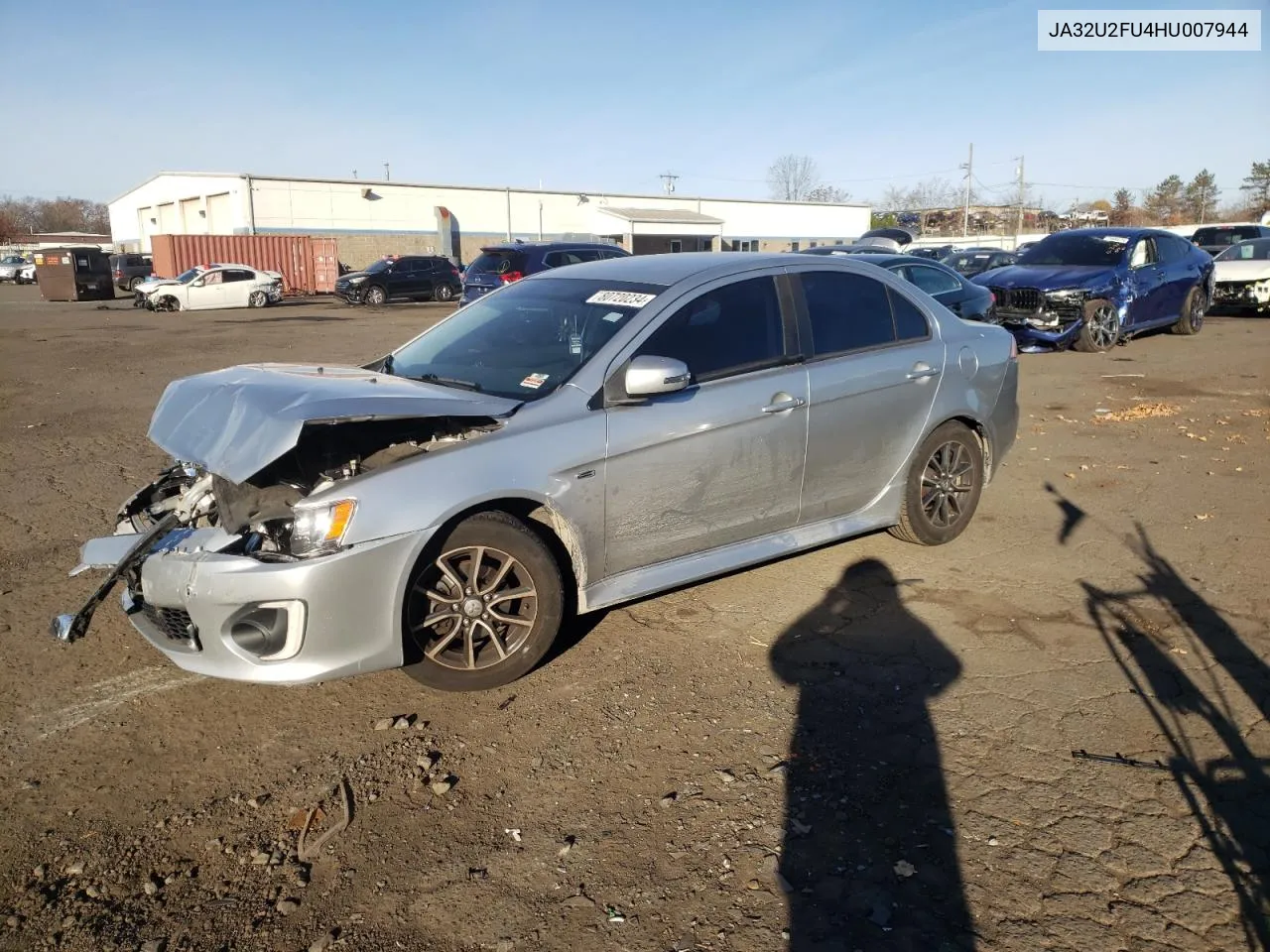 2017 Mitsubishi Lancer Es VIN: JA32U2FU4HU007944 Lot: 80720234