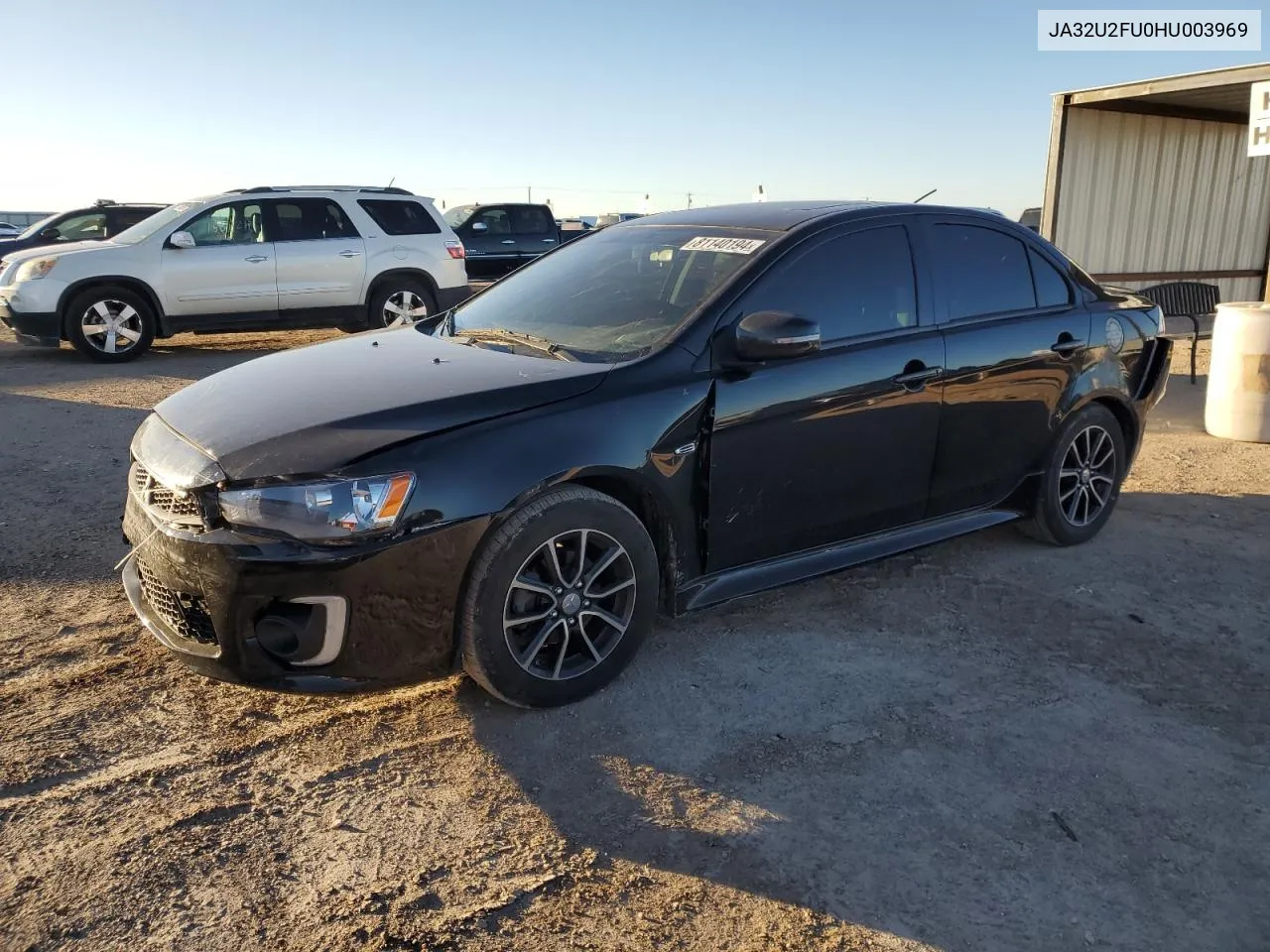 2017 Mitsubishi Lancer Es VIN: JA32U2FU0HU003969 Lot: 81140194