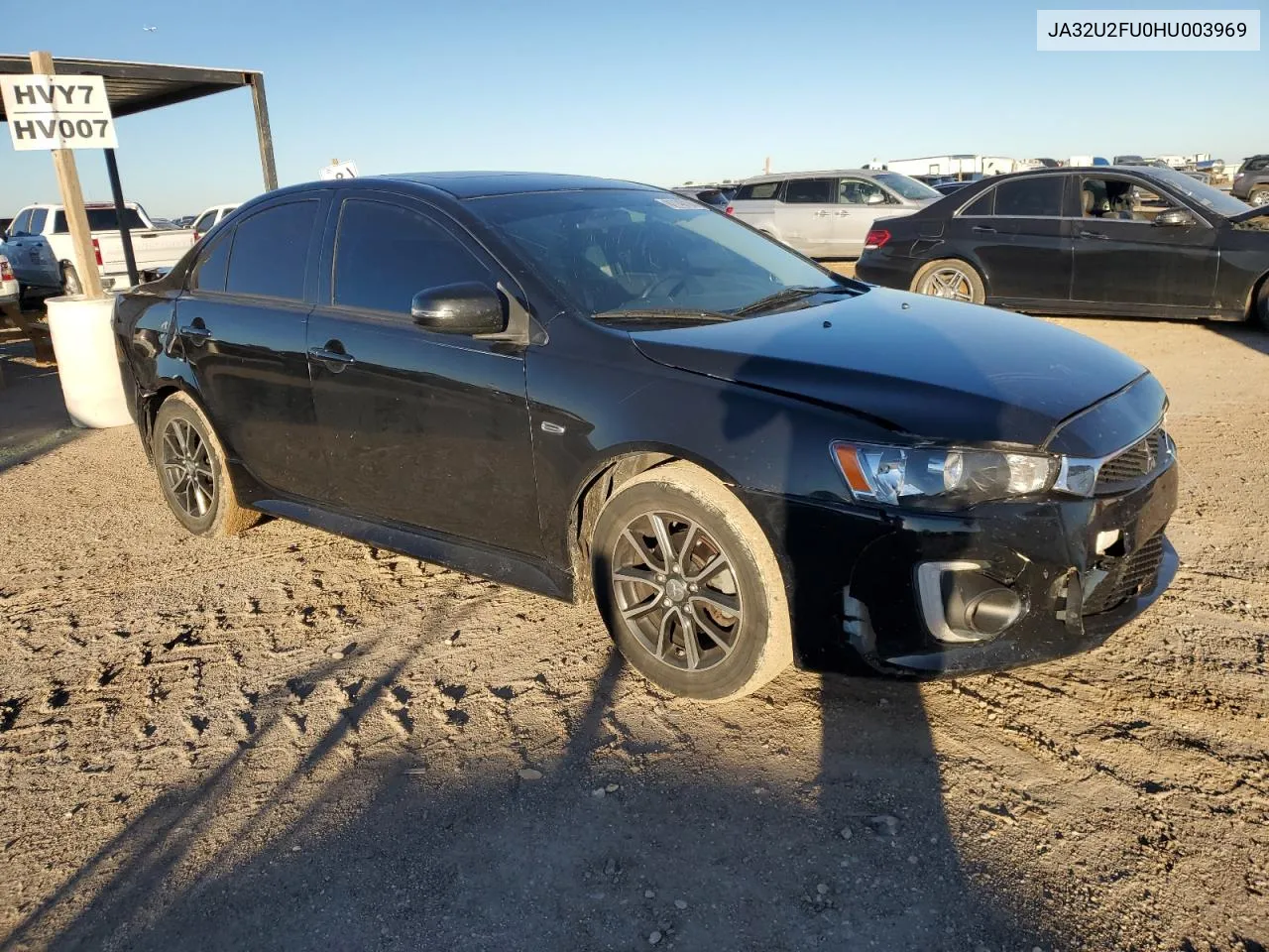 2017 Mitsubishi Lancer Es VIN: JA32U2FU0HU003969 Lot: 81140194