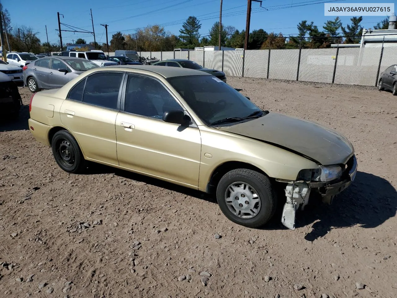 1997 Mitsubishi Mirage Ls VIN: JA3AY36A9VU027615 Lot: 77401214