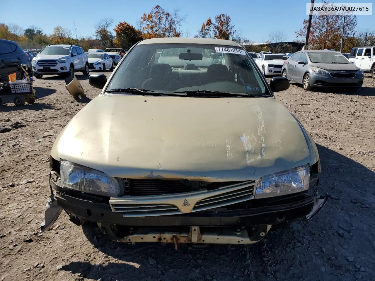 1997 Mitsubishi Mirage Ls VIN: JA3AY36A9VU027615 Lot: 77401214