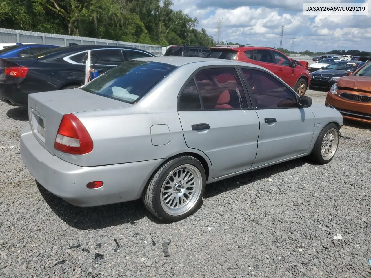 1998 Mitsubishi Mirage De VIN: JA3AY26A6WU029219 Lot: 72253654