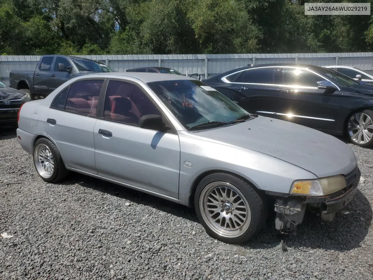 1998 Mitsubishi Mirage De VIN: JA3AY26A6WU029219 Lot: 72253654