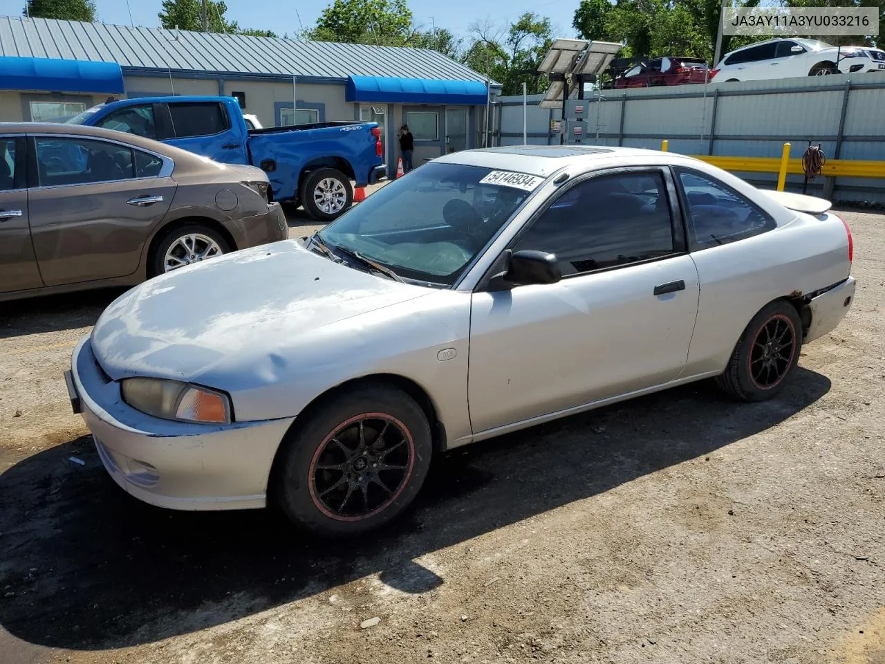 2000 Mitsubishi Mirage De VIN: JA3AY11A3YU033216 Lot: 54146934