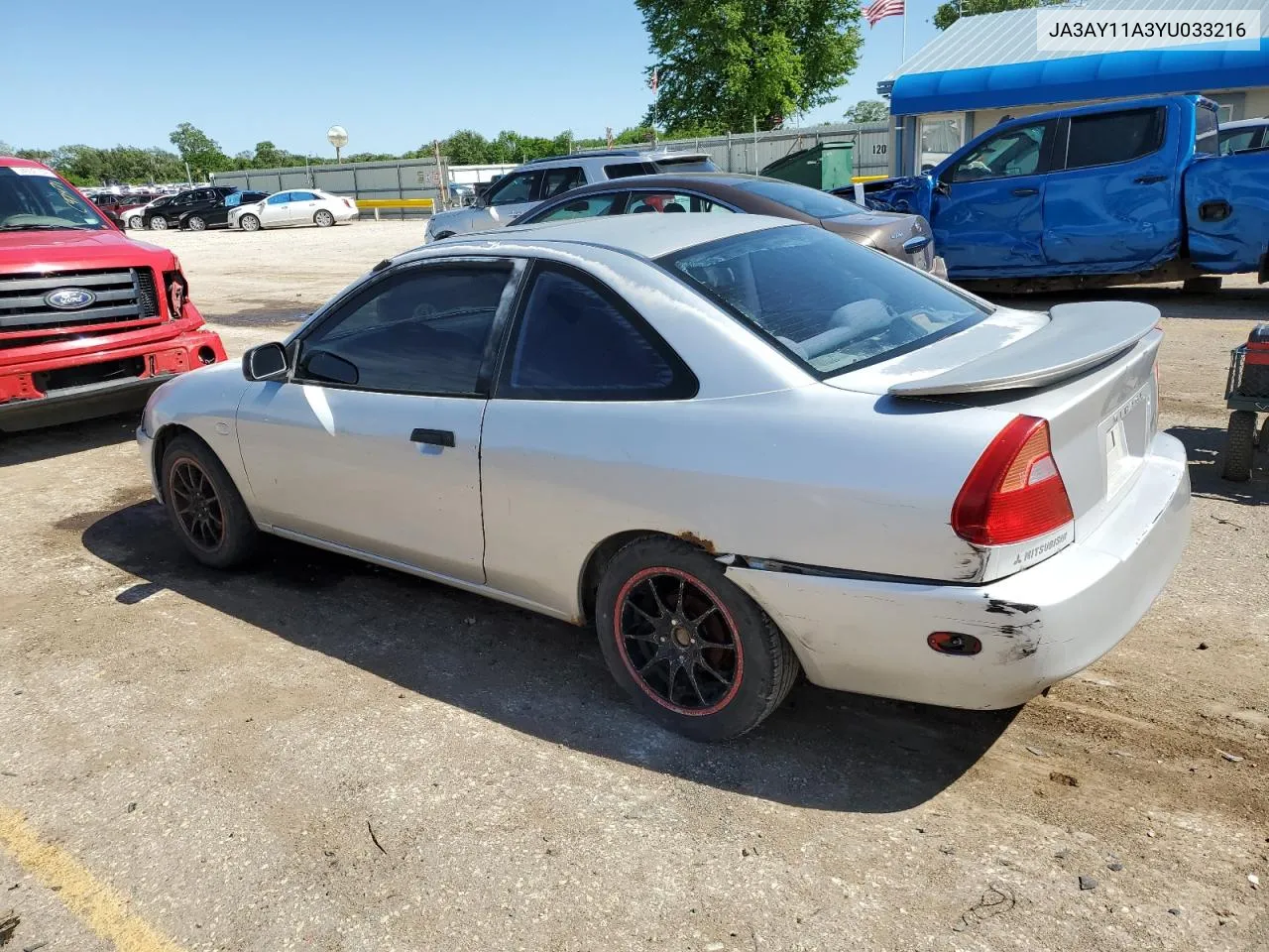 2000 Mitsubishi Mirage De VIN: JA3AY11A3YU033216 Lot: 54146934