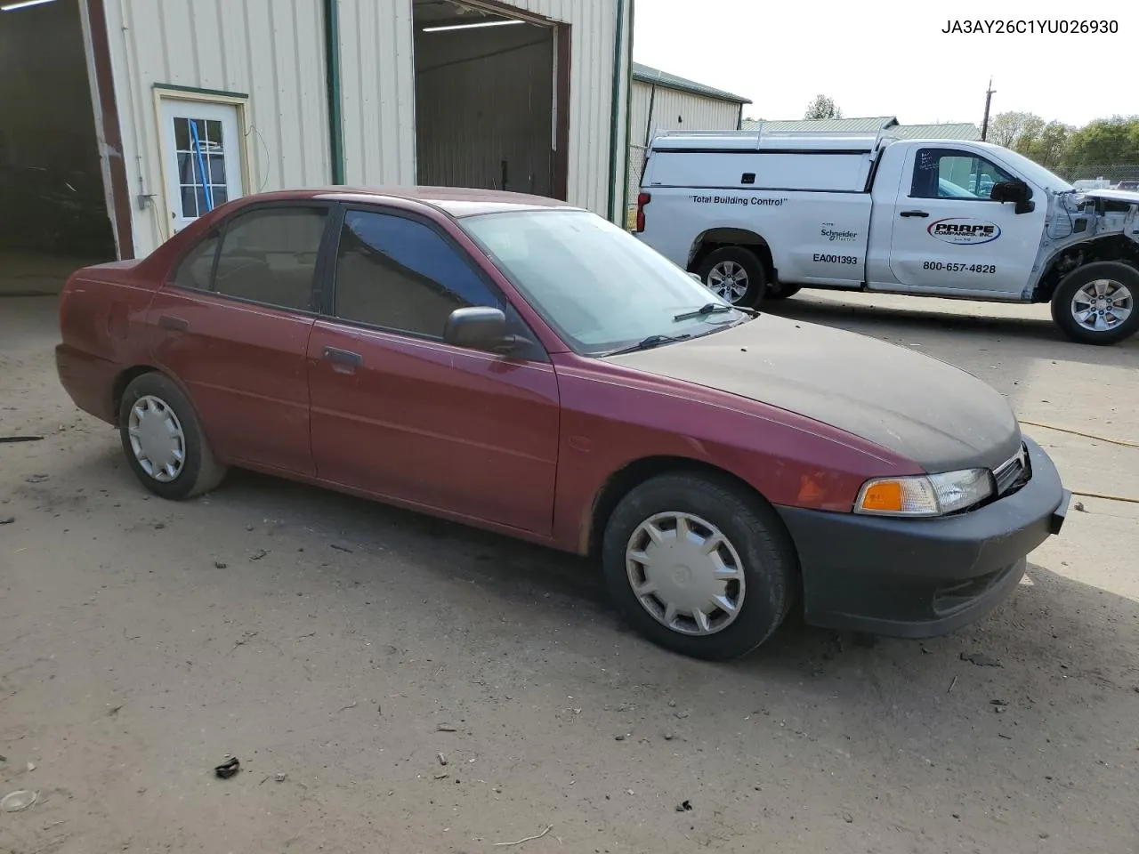 2000 Mitsubishi Mirage De VIN: JA3AY26C1YU026930 Lot: 74153834