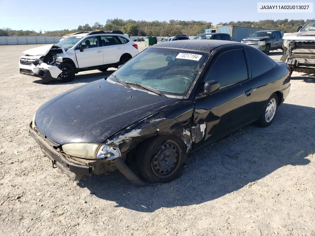 2002 Mitsubishi Mirage De VIN: JA3AY11A02U013027 Lot: 73217194