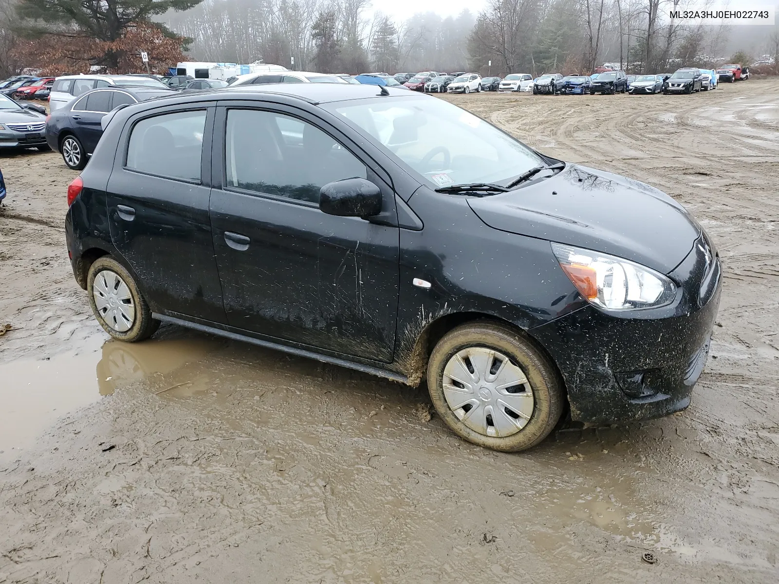 2014 Mitsubishi Mirage De VIN: ML32A3HJ0EH022743 Lot: 43697104