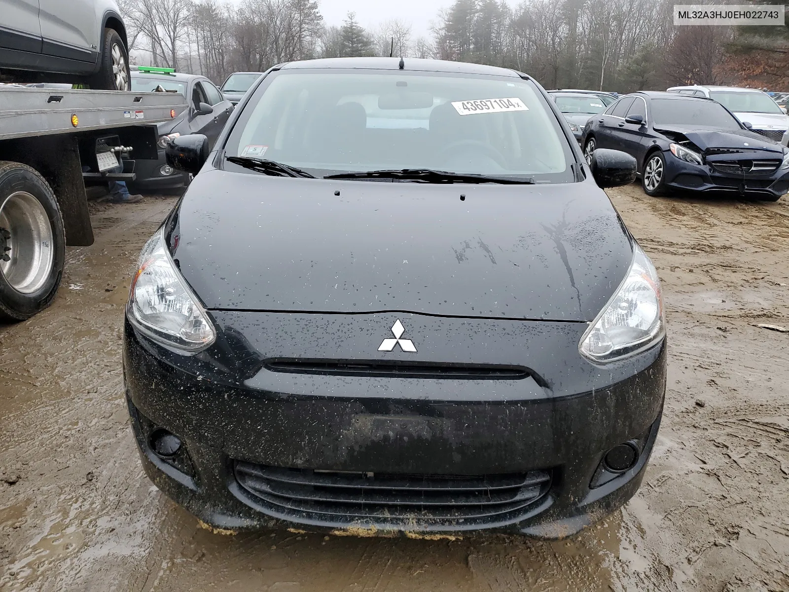 2014 Mitsubishi Mirage De VIN: ML32A3HJ0EH022743 Lot: 43697104