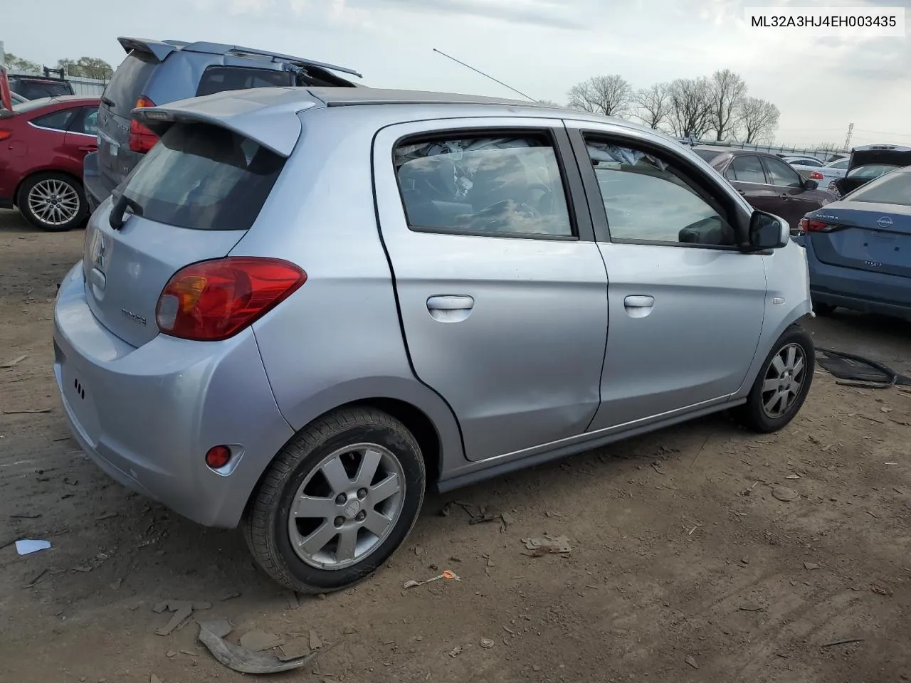 2014 Mitsubishi Mirage De VIN: ML32A3HJ4EH003435 Lot: 51068634