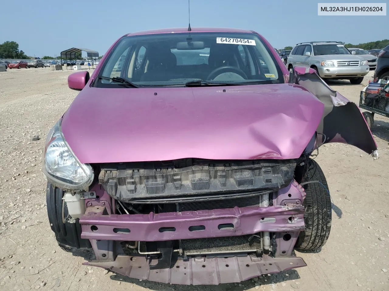 ML32A3HJ1EH026204 2014 Mitsubishi Mirage De