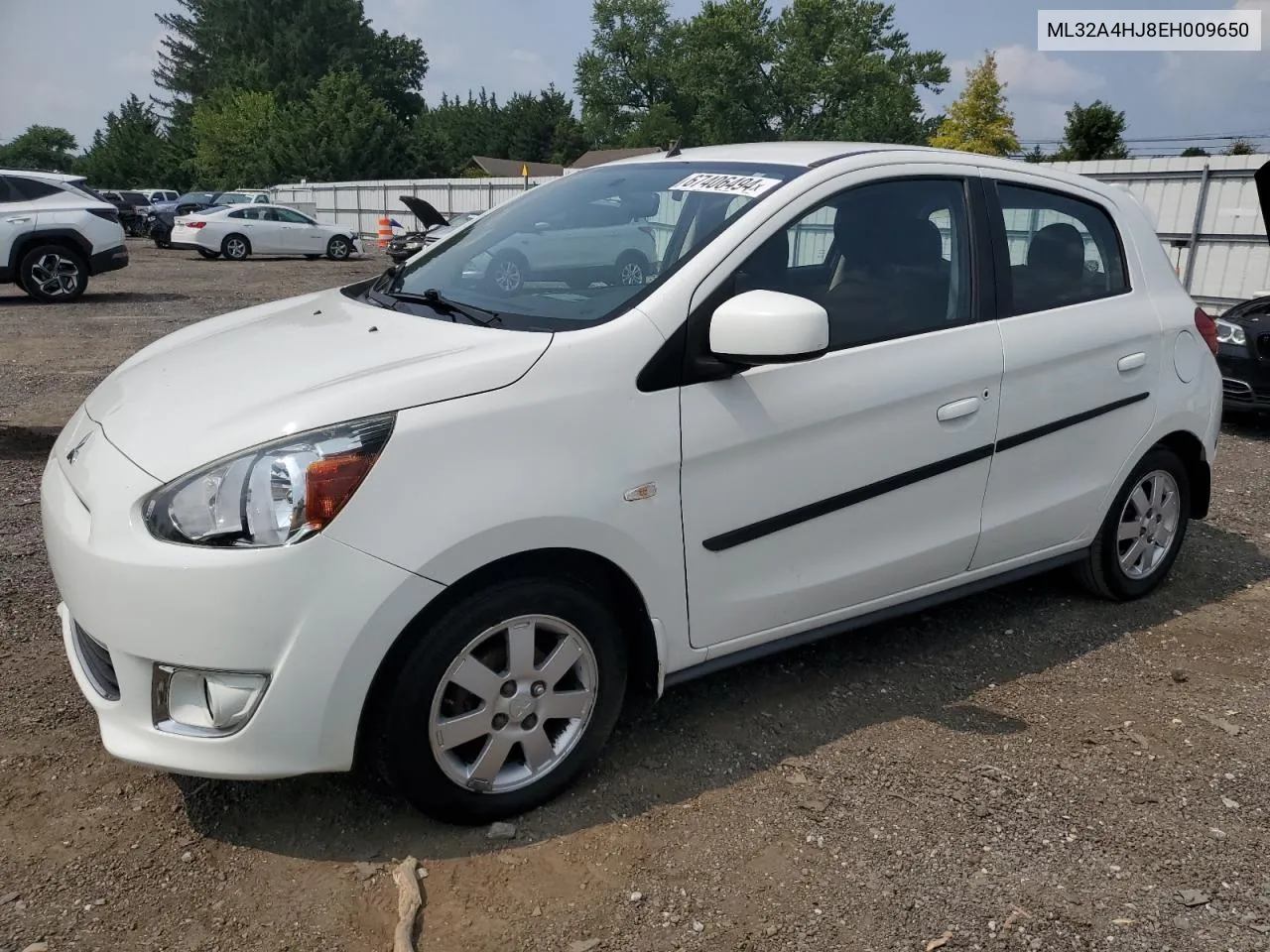 2014 Mitsubishi Mirage Es VIN: ML32A4HJ8EH009650 Lot: 67406494