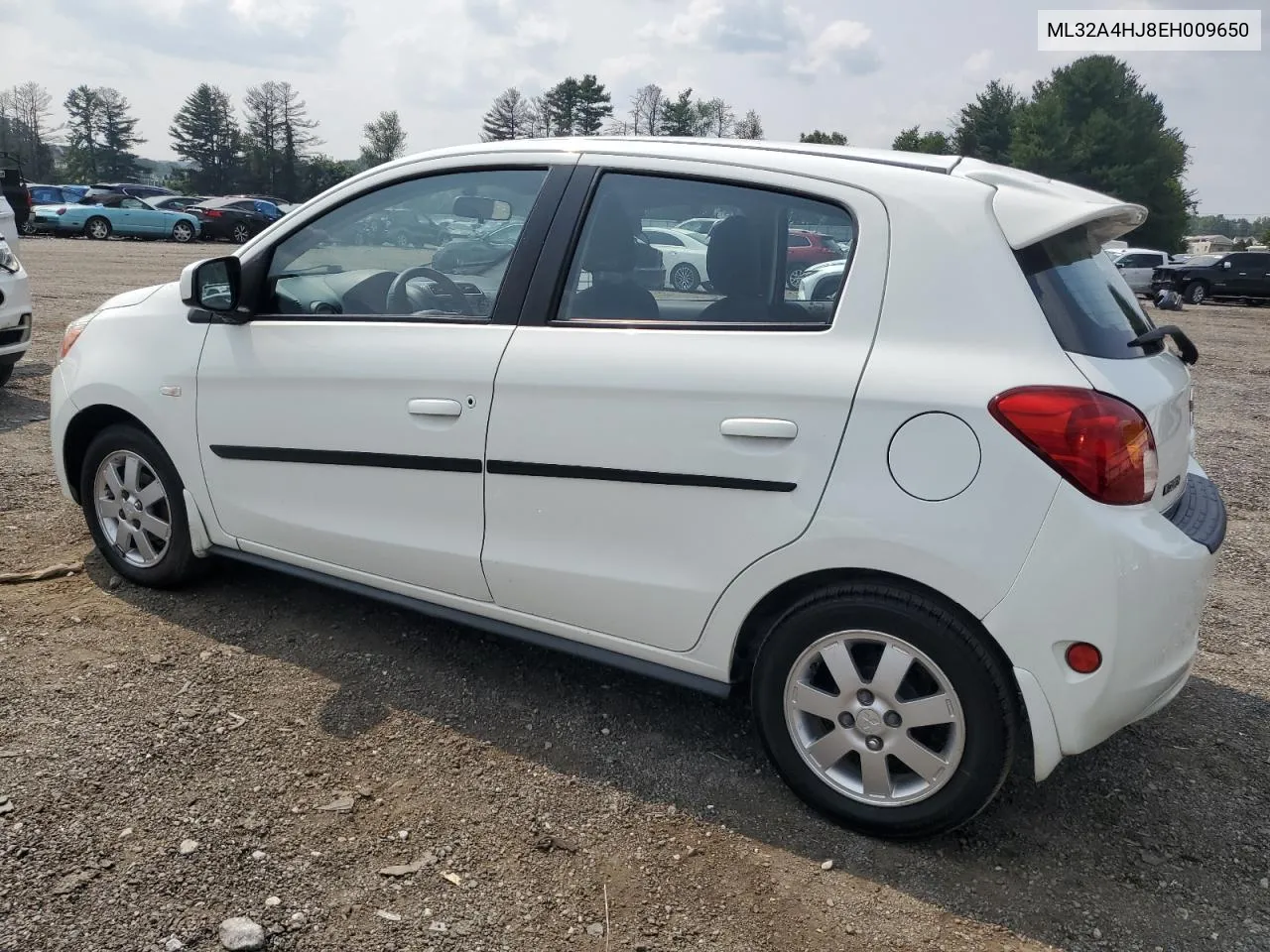 2014 Mitsubishi Mirage Es VIN: ML32A4HJ8EH009650 Lot: 67406494