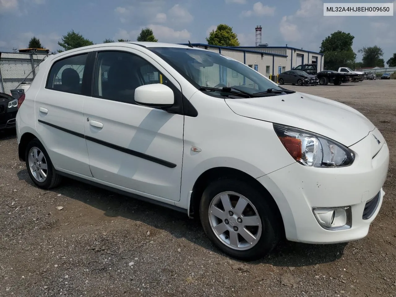 2014 Mitsubishi Mirage Es VIN: ML32A4HJ8EH009650 Lot: 67406494