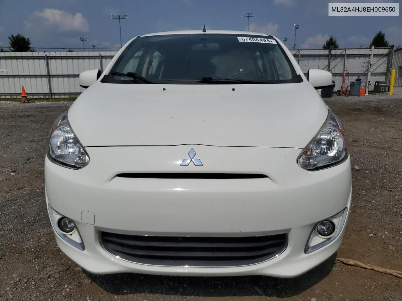 2014 Mitsubishi Mirage Es VIN: ML32A4HJ8EH009650 Lot: 67406494