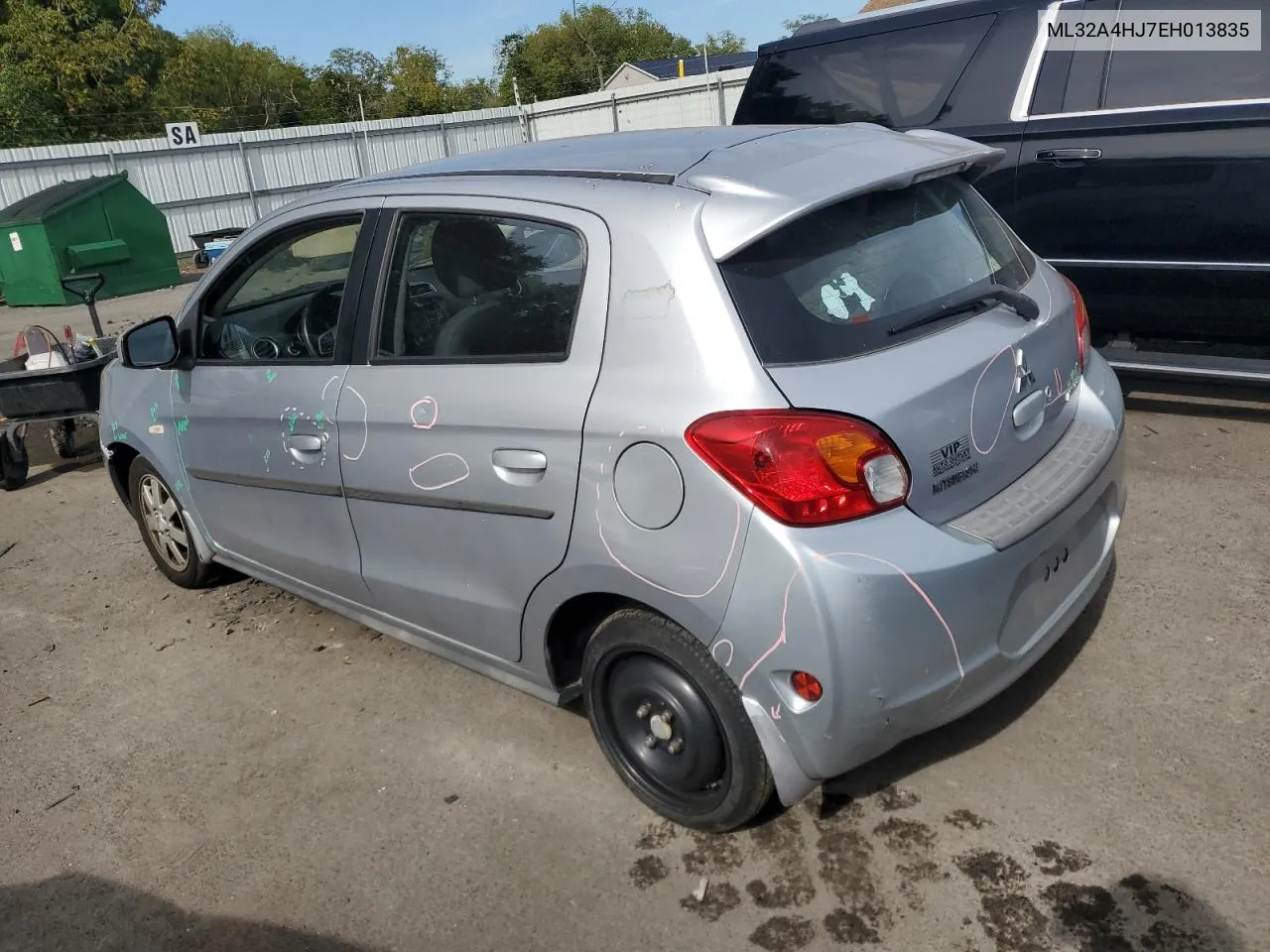 2014 Mitsubishi Mirage Es VIN: ML32A4HJ7EH013835 Lot: 69806754