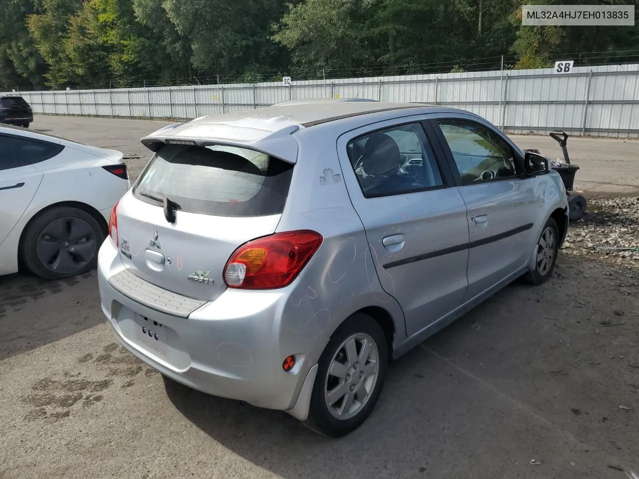 2014 Mitsubishi Mirage Es VIN: ML32A4HJ7EH013835 Lot: 69806754